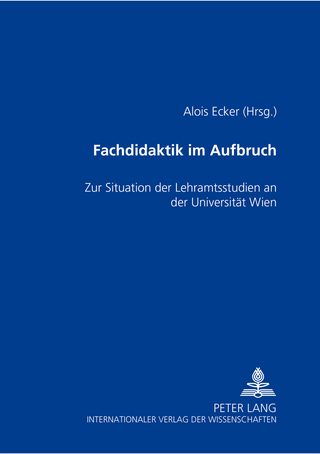 Fachdidaktik im Aufbruch