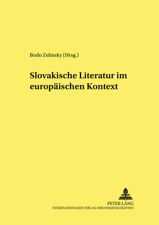 Slovakische Literatur im europäischen Kontext