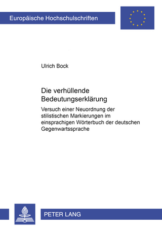 Die «verhüllende» Bedeutungserklärung