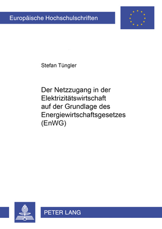 Der Netzzugang in der Elektrizitätswirtschaft auf der Grundlage des Energiewirtschaftsgesetzes (EnWG)