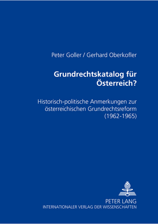 Grundrechtskatalog für Österreich?