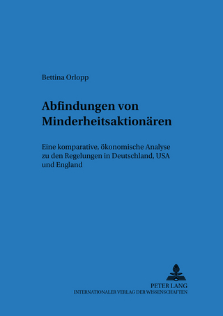 Abfindungen von Minderheitsaktionären