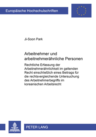 Arbeitnehmer und arbeitnehmeraehnliche Personen