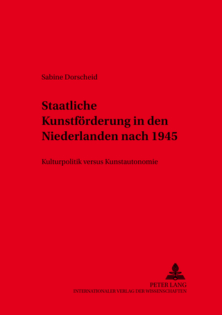 Staatliche Kunstförderung in den Niederlanden nach 1945