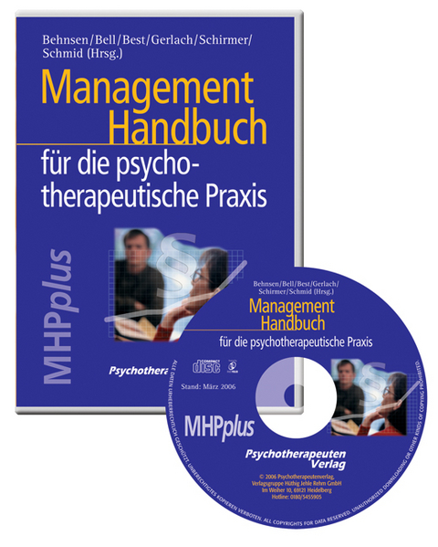 Management Handbuch f&uuml;r die psychotherapeutische Praxis, CD-ROM zur Fortsetzung - 