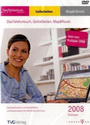 DasTelefonbuch. Gelbe Seiten. Map & Route, Frühjahr 2008, 1 DVD-ROM