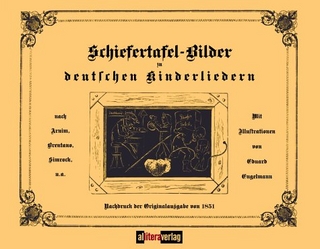 Schiefertafel-Bilder zu deutschen Kinderliedern