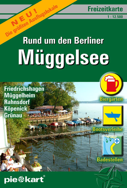 Freizeitkarte Rund um den Berliner M&uuml;ggelsee 1 : 12.500