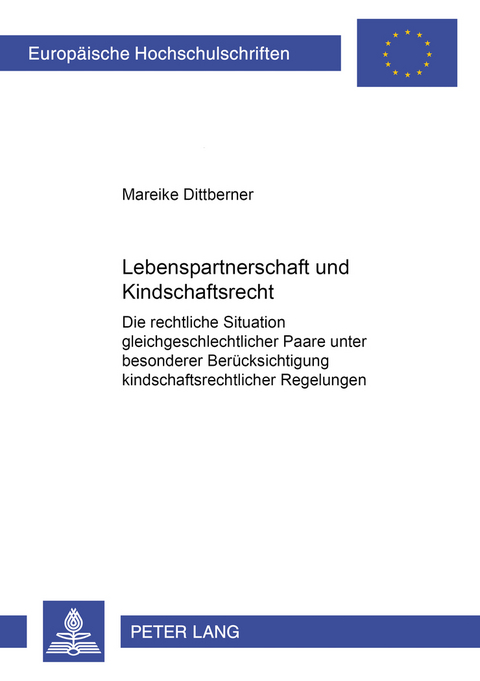 Lebenspartnerschaft und Kindschaftsrecht - Mareike Dittberner