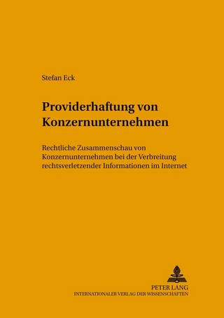 Providerhaftung von Konzernunternehmen