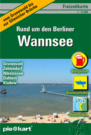 Freizeitkarte Rund um den Berliner Wannsee 1 : 15.000