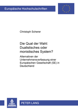 «Die Qual der Wahl» : Dualistisches oder monistisches System?