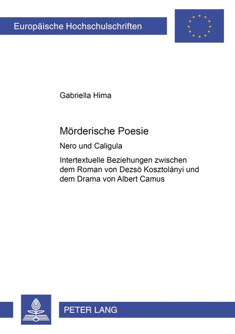 M&ouml;rderische Poesie - Gabriella Hima