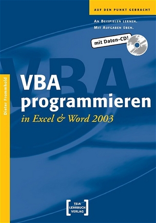 VBA programmieren in Excel und Word 2003