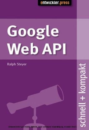 Google Web-API - Ralph Steyer