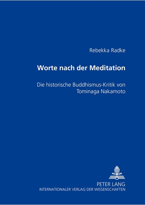 &laquo;Worte nach der Meditation&raquo; - Rebekka Radke