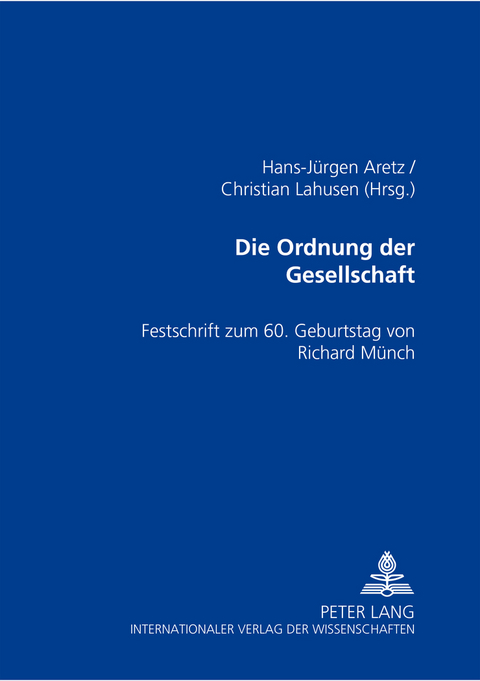 Die Ordnung der Gesellschaft - 