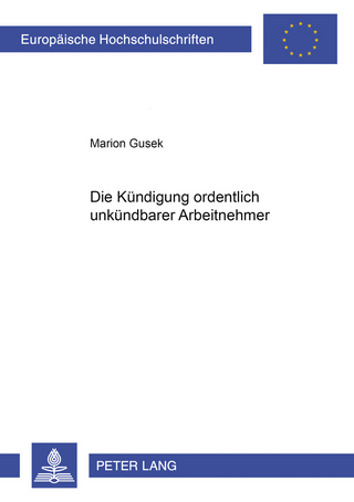 Die Kündigung ordentlich unkündbarer Arbeitnehmer