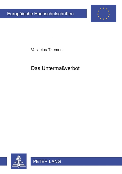Das Unterma&szlig;verbot - Vasileios Tzemos