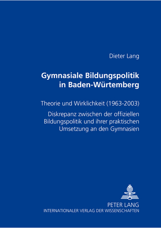 Gymnasiale Bildungspolitik in Baden-Württemberg