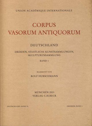 Corpus Vasorum Antiquorum Deutschland / Corpus Vasorum Antiquorum Deutschland Bd. 76 Dresden Band 1