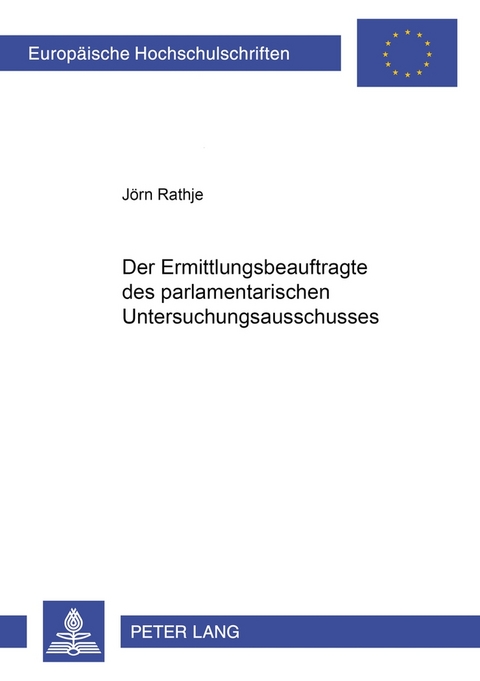 Der Ermittlungsbeauftragte des parlamentarischen Untersuchungsausschusses - J&ouml;rn Rathje