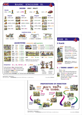 Basic English II - Lernkarte DIN A4