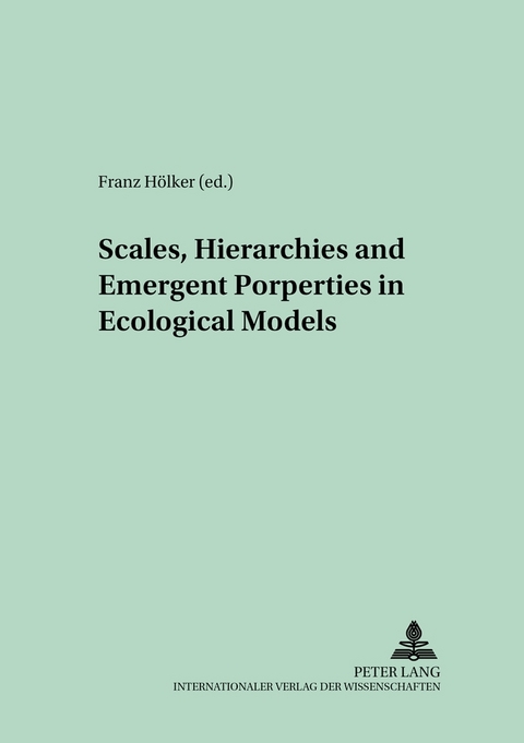 Scales, Hierarchies and Emergent Properties in Ecological Models - 