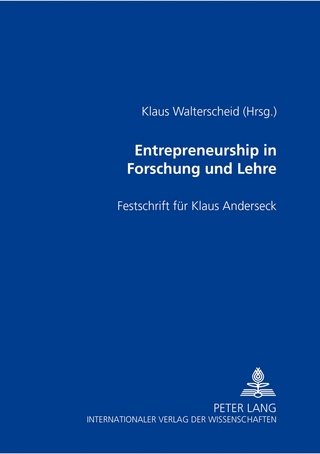 Entrepreneurship in Forschung und Lehre
