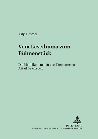 Vom Lesedrama zum Bühnenstück