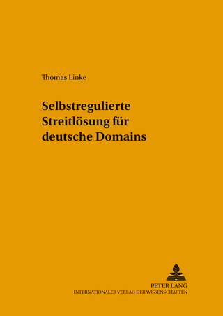 Selbstregulierte Streitlösung für deutsche Domains