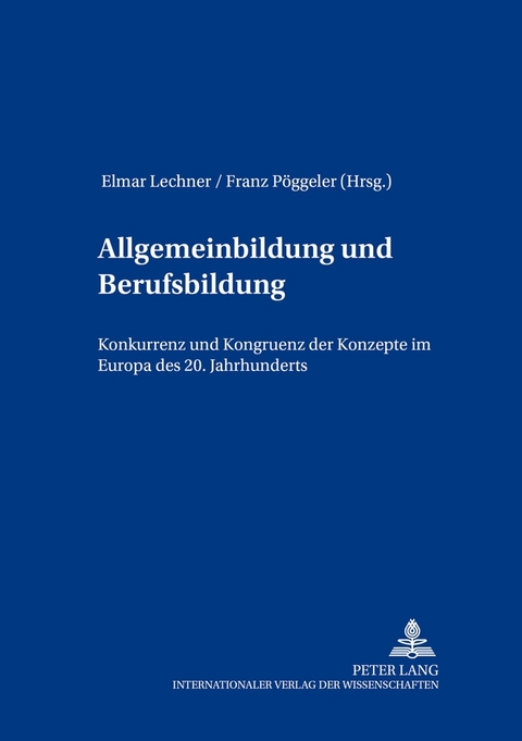 Allgemeinbildung und Berufsbildung - 