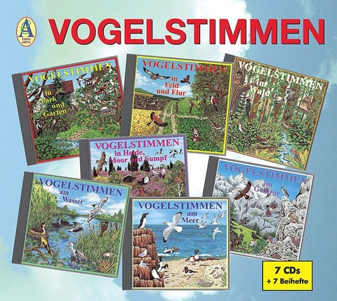 Serie VOGELSTIMMEN 7 CDs mit gesprochenen Erl&auml;uterungen - Andreas Schulze