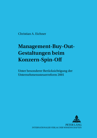 Management-Buy-Out-Gestaltungen beim Konzern-Spin-Off