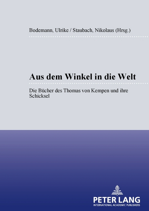Aus dem Winkel in die Welt - 