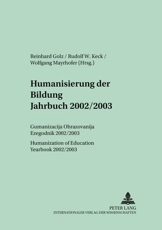 Humanisierung der Bildung- Jahrbuch 2002/2003