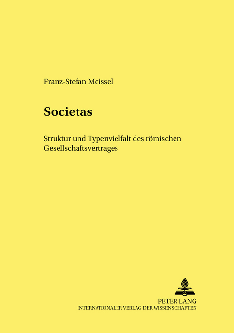 Societas - Franz-Stefan Meissel