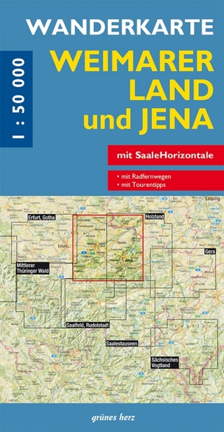 Wanderkarte Weimarer Land und Jena