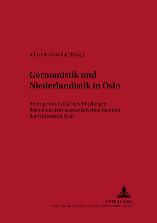 Germanistik und Niederlandistik in Oslo