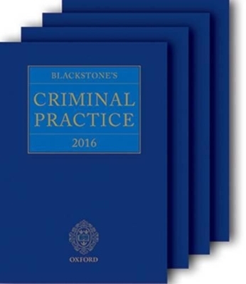 Blackstone's Criminal Practice - Professor David Ormerod QC (Hon), Barrister David Perry Qc