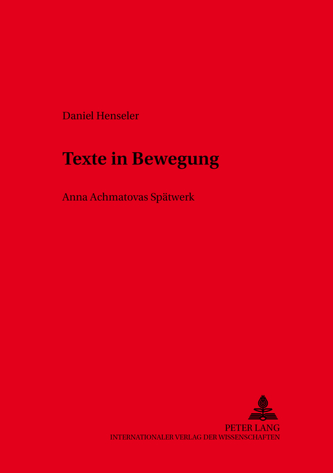Texte in Bewegung - Daniel Henseler