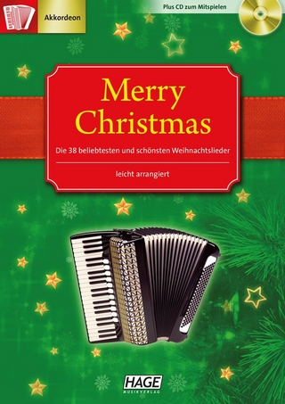 Merry Christmas für Akkordeon (mit CD)