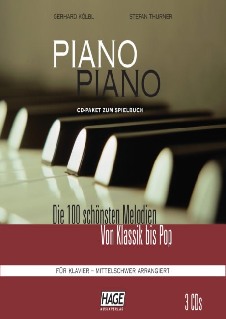 Piano Piano mittelschwer. CD-Paket mit 3 CDs - Gerhard K&ouml;lbl, Stefan Thurner