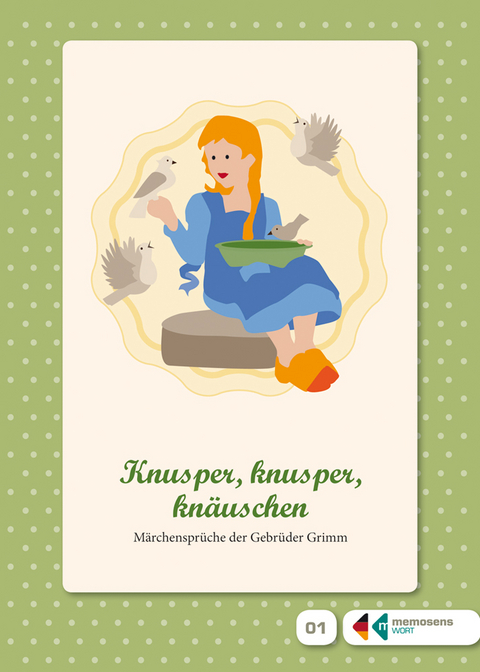 Leseb&uuml;chlein zum Erinnern f&uuml;r Menschen mit Demenz: &bdquo;Knusper, knusper, kn&auml;uschen&hellip;&ldquo; &ndash; M&auml;rchenspr&uuml;che der Br&uuml;der Grimm - 