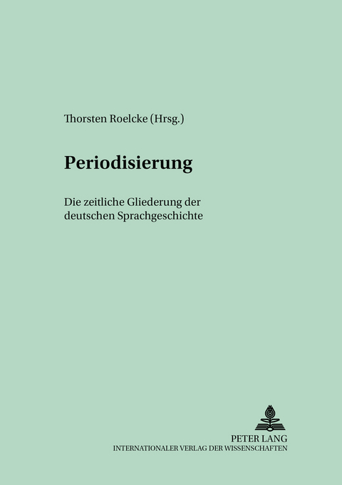 Periodisierung - 