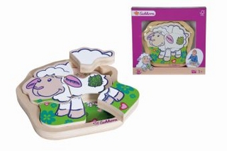 Steckpuzzle Schaf 7 Teile (Kinderpuzzle)