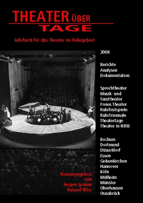 Theater &uuml;ber Tage. Jahrbuch f&uuml;r das Theater im Ruhrgebiet - 