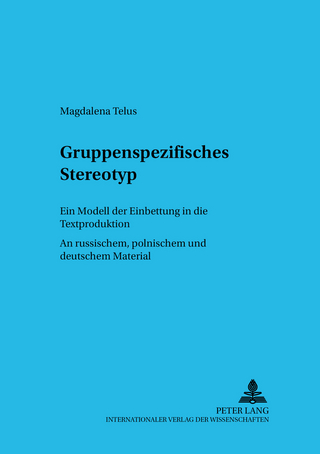 Gruppenspezifisches Stereotyp