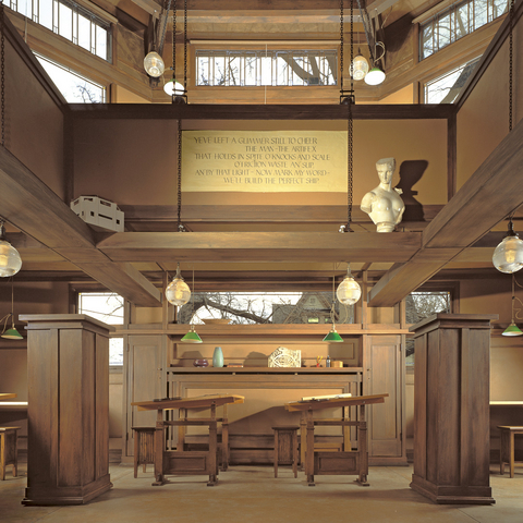 Frank Lloyd Wright, Home and Studio, Oak Park - 