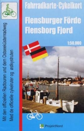 Fahrradkarte Flensburger F&ouml;rde /Cykelkort Fjensborg Fjord - Jens Uwe Mollenhauer
